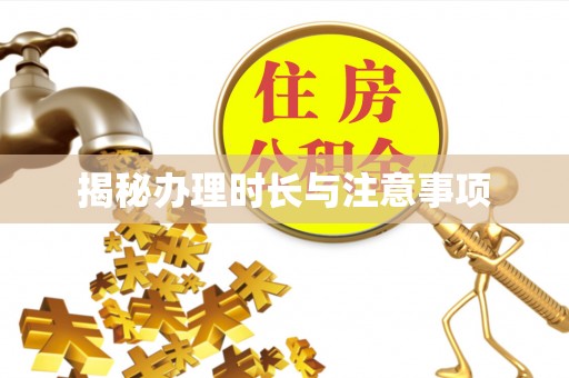 桐柏揭秘办理时长与注意事项