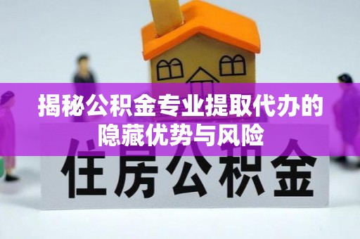 桐柏揭秘公积金专业提取代办的隐藏优势与风险
