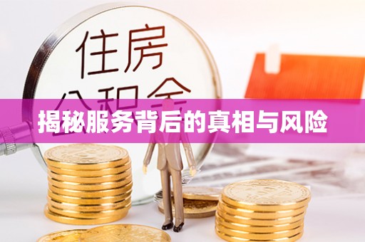 桐柏揭秘服务背后的真相与风险