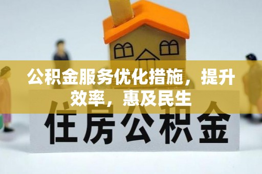 桐柏公积金服务优化措施，提升效率，惠及民生