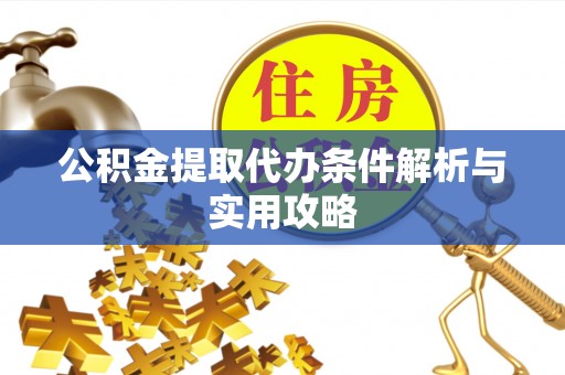 桐柏公积金提取代办条件解析与实用攻略
