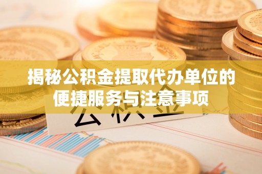 桐柏揭秘公积金提取代办单位的便捷服务与注意事项