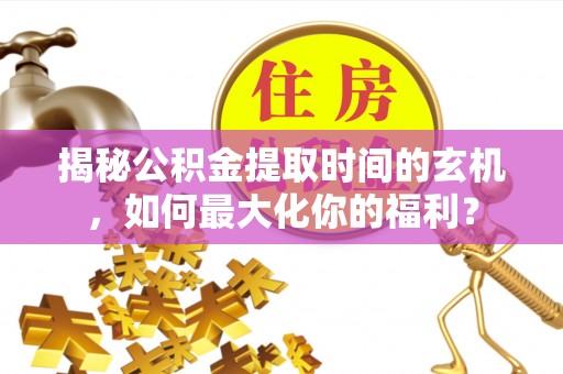 桐柏揭秘公积金提取时间的玄机，如何最大化你的福利？